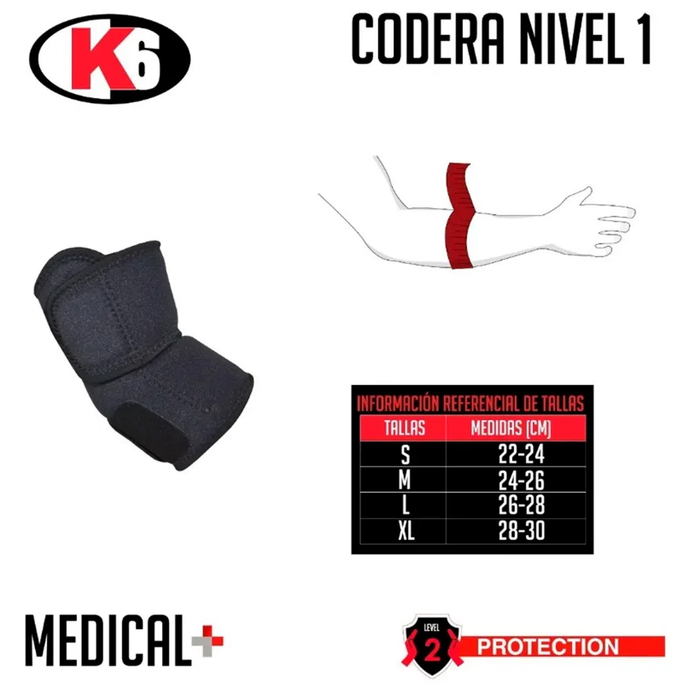 Codera k6 gris oscuro talla s-m