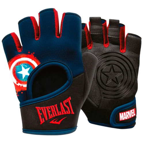 Guantes de pesas Marvel Capitan America talla M